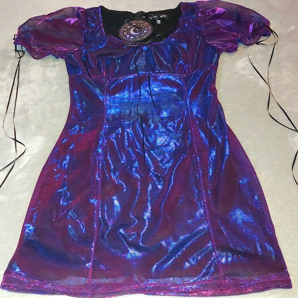 Iridescent Mini Dress *Dolls Kill* NEW